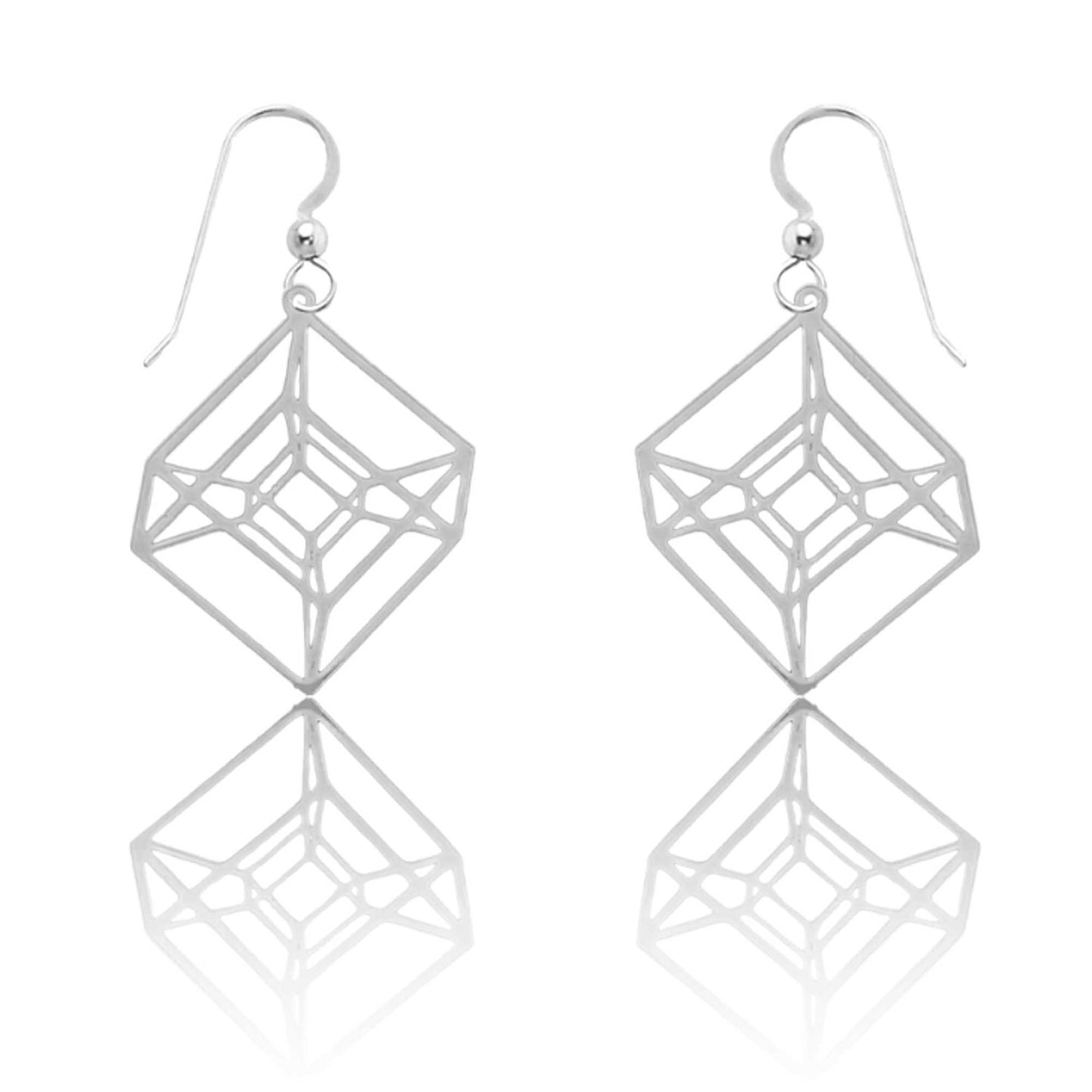 Hypercube Earrings