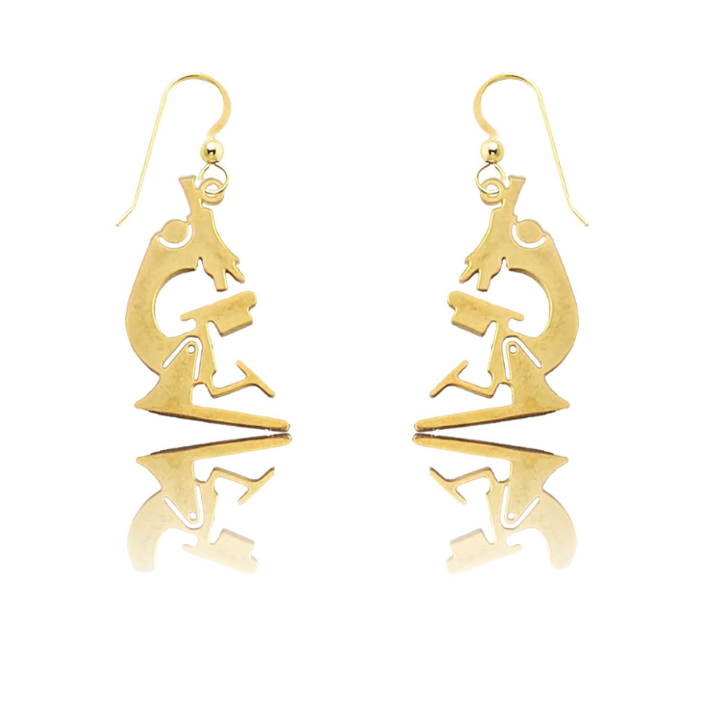 Microscope Earrings