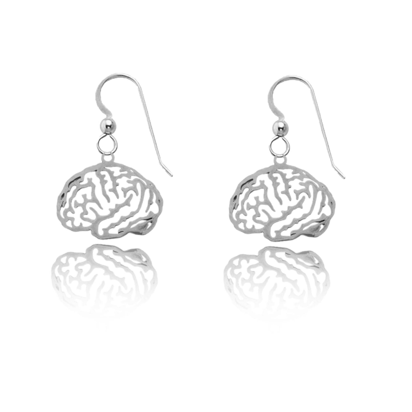 Side Brain Earrings
