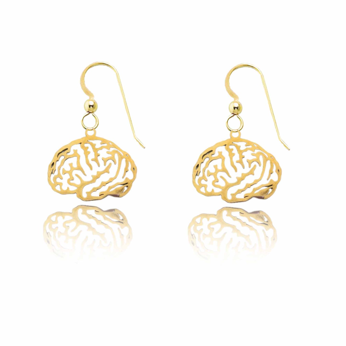 Side Brain Earrings