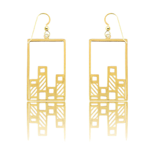 Graph Earrings