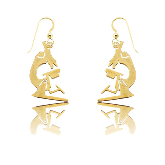Microscope Earrings