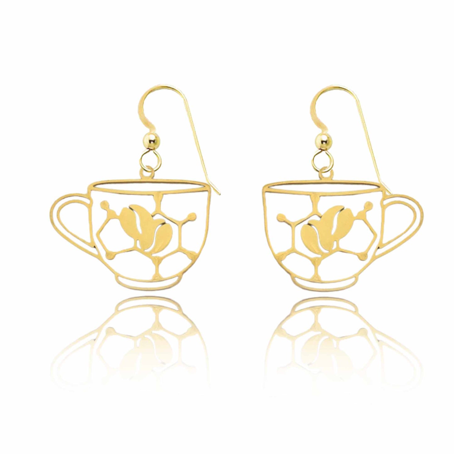 Coffee Earrings