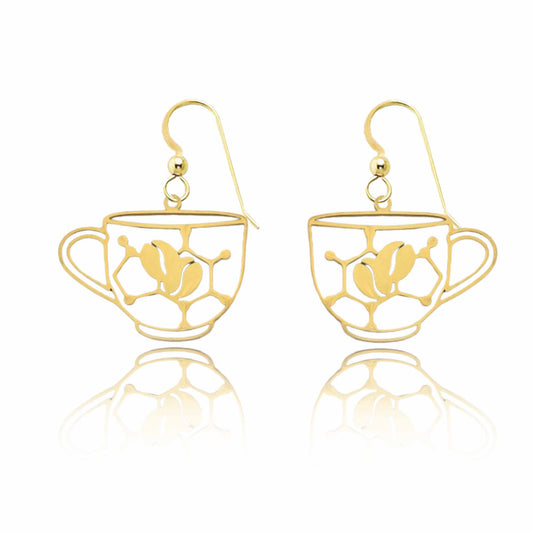 Coffee Earrings