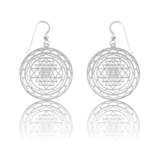 Sri Yantra Earrings