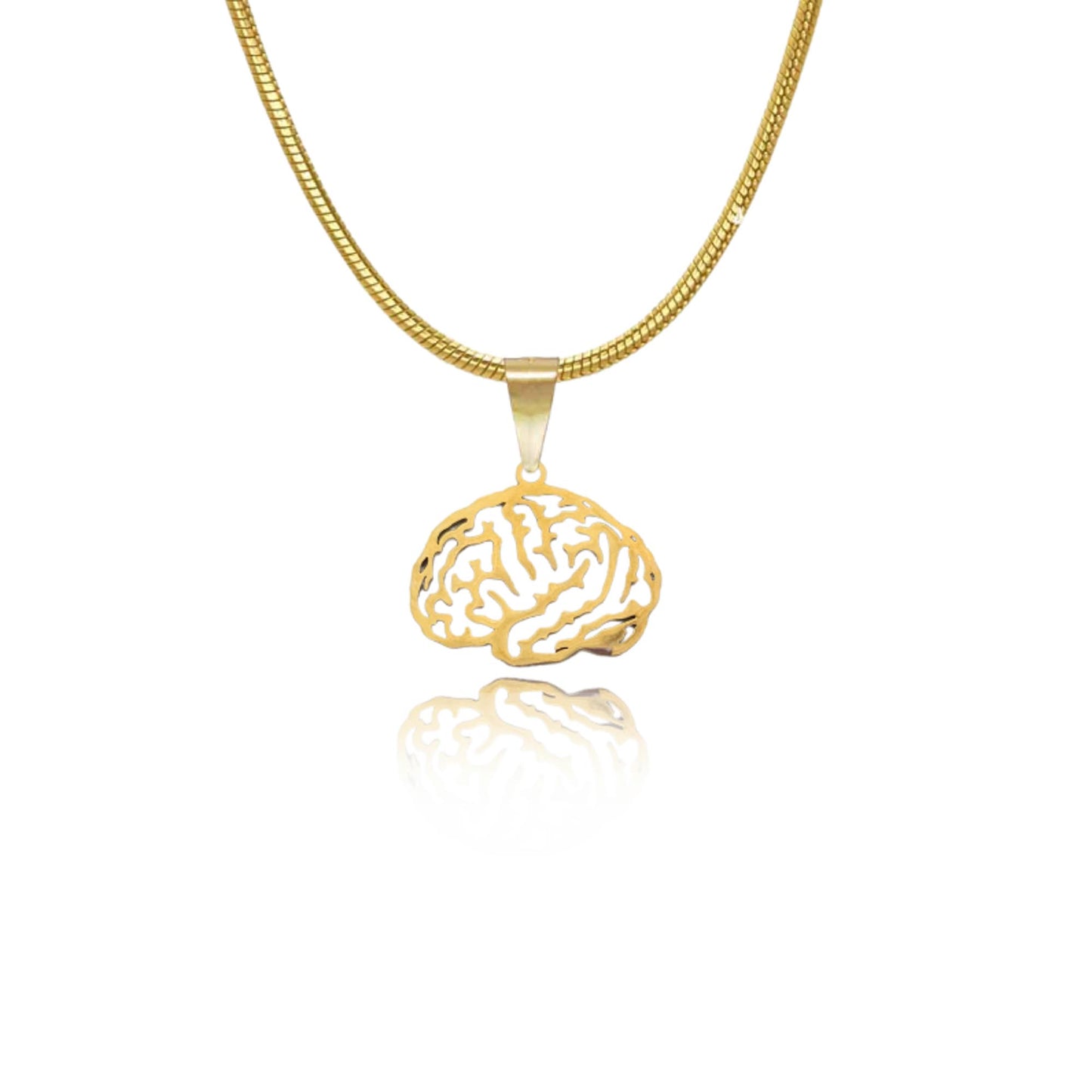 Side Brain Necklace