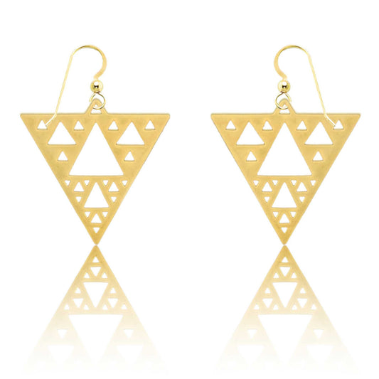 Sierpinski Earrings