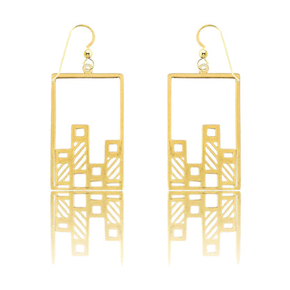 Graph Earrings