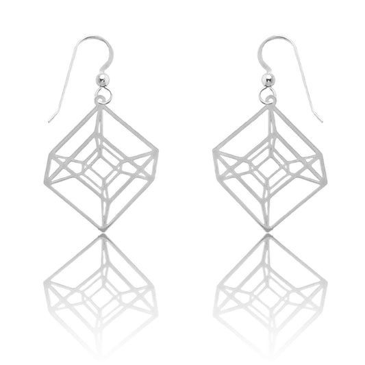 Hypercube Earrings