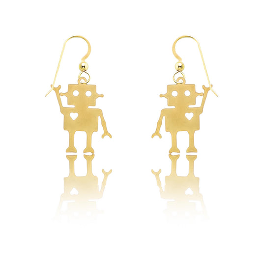Robot Earrings