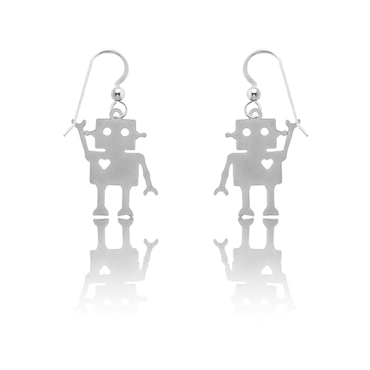 Robot Earrings
