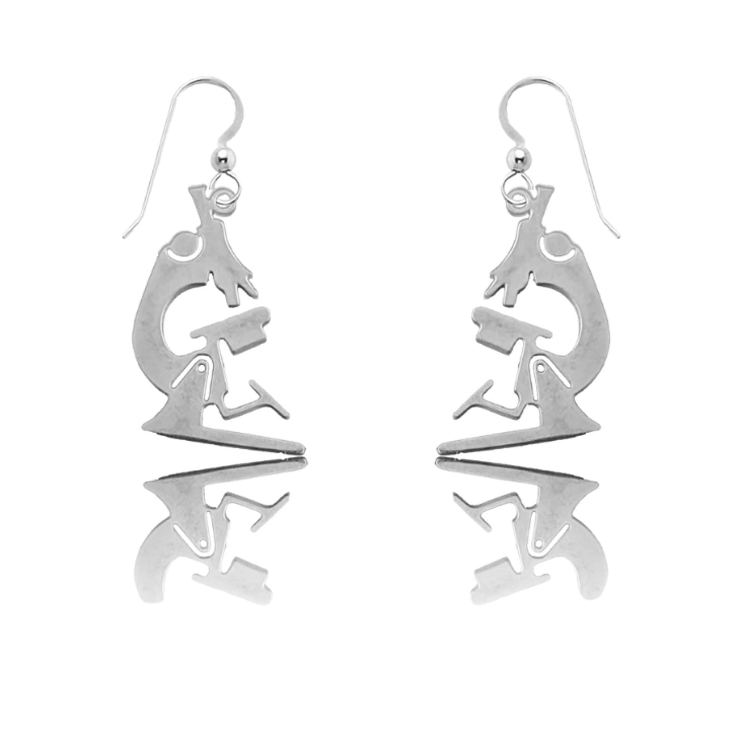 Microscope Earrings