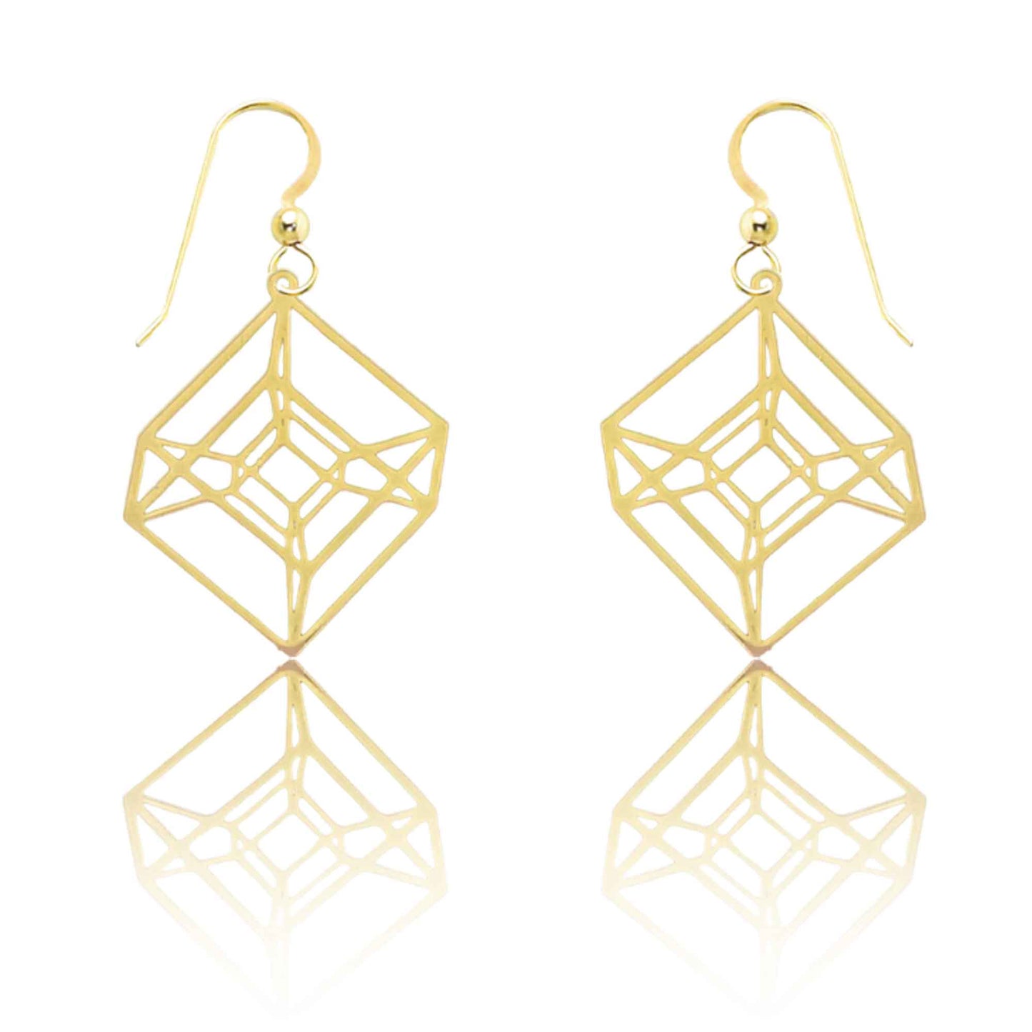 Hypercube Earring