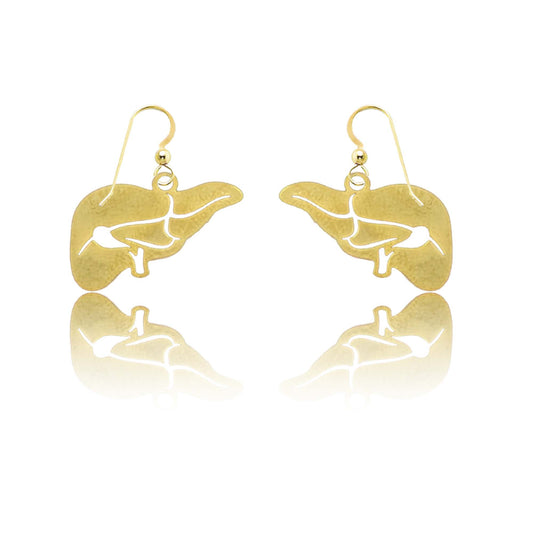 Liver Earrings