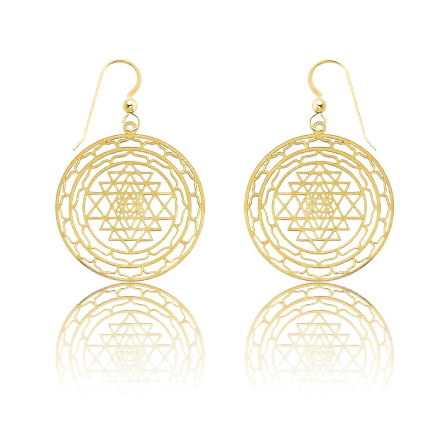Sri Yantra Earrings